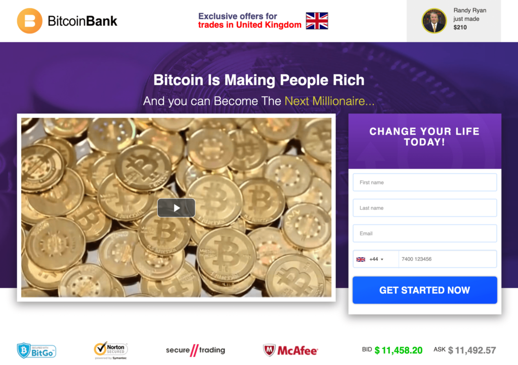 Bitcoin Bank Review Scam Or Safe Read Our Review To See If Its Work