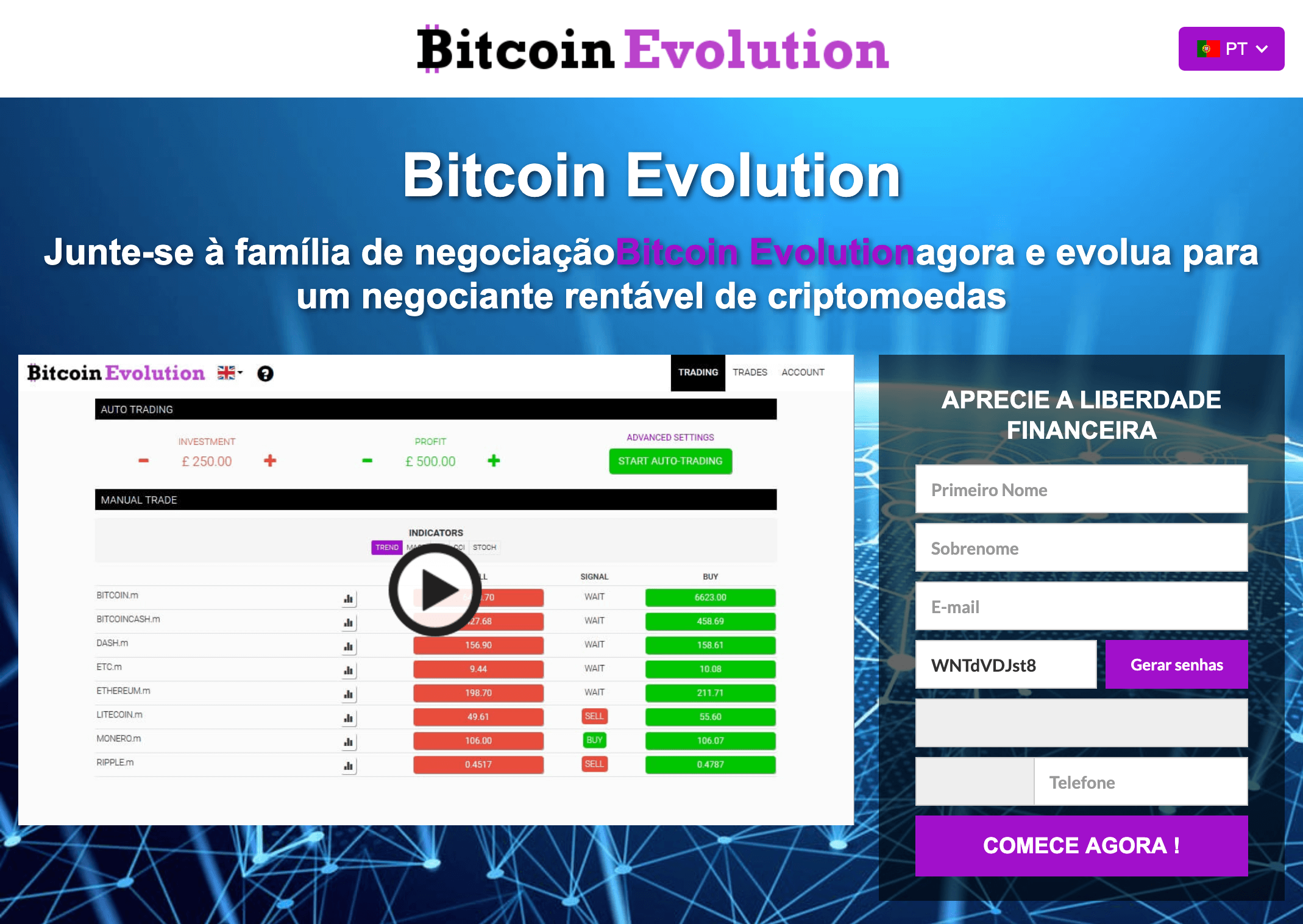 plataforma bitcoin evolution como ganhar lucro online