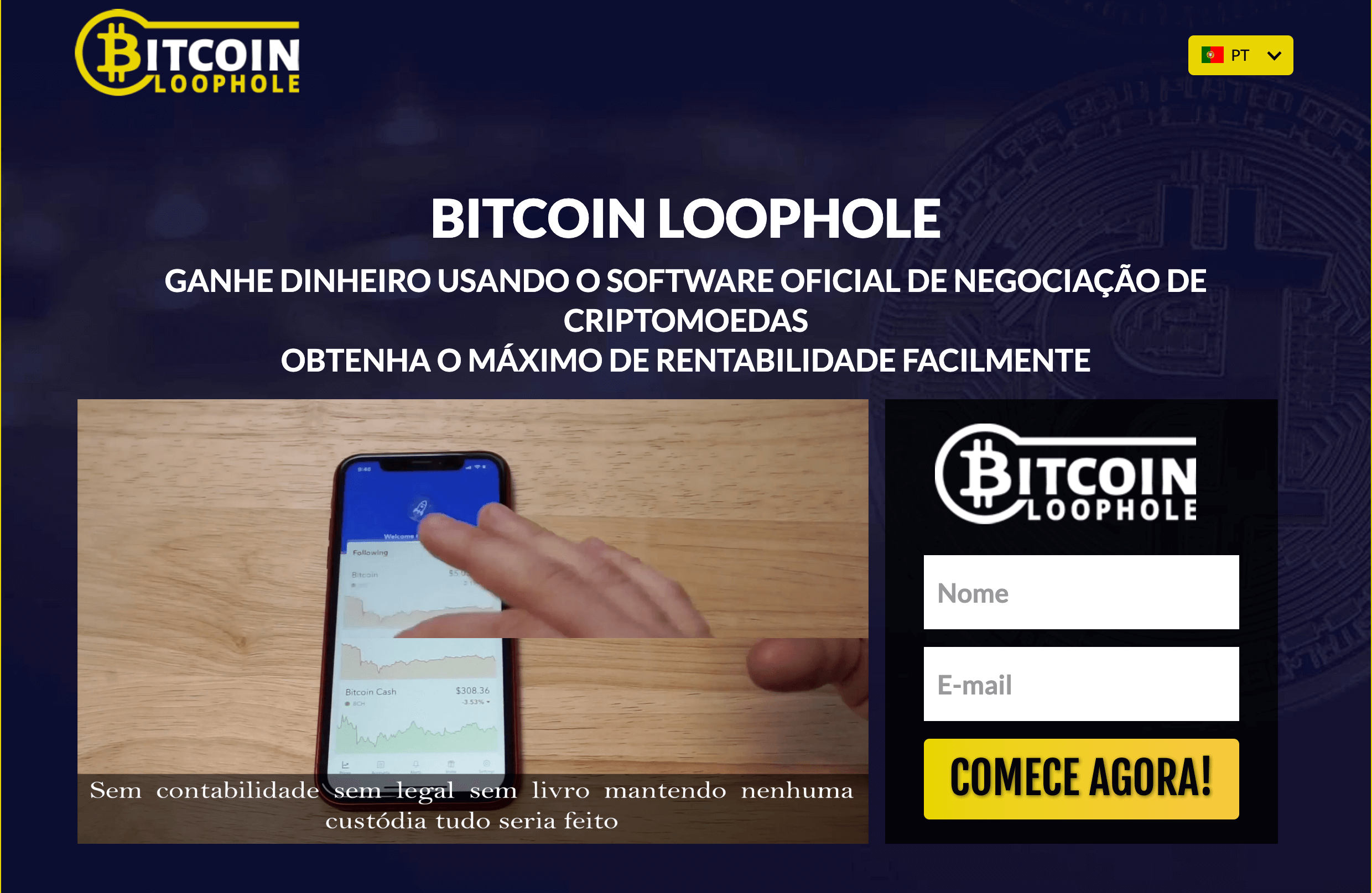 Bitcoin Loophole Revisão : Scam or Legit? Read our review before starting !